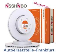 NISSHINBO Front Brake Rotors for NISSAN NP300 Navara Pathfinder 3 III