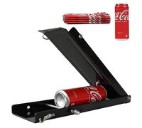 Nisshinn Metal Can Crusher, Floor Foot Aluminum Can Crusher, Folding Flat Easy Storage, No Wall Mounting Required, Soda, Beer Cans and Canned Pet Food