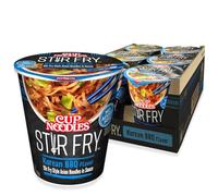 Nissin Cup Noodles Stir Fry Noodles Sauce Korean Grill 82ml (Pack of 6)