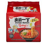 NISSIN Damae Ramen Spicy Flavoured Instant Noodles, 100g (Pack of 5)