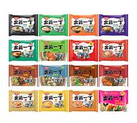 Nissin Demae Instant Noodles 10 PACKS Assorted Asian Flavours Pack, (100g x 10 Packs) |Tonkotsu, Chicken, Beef, Seafood, Sesame, Spicy, Black Sesame Oil