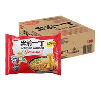 Nissin Demae Ramen Noodles Sesame Oil Flavour Pack 30 (100g Each) - Instant Nissin Noodles Authentic Asian Ramen
