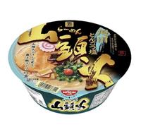 Nissin Instant Cup Ramen Santouka Ramen with Asahikawa Pork Bone Based Soup(Set of 4)