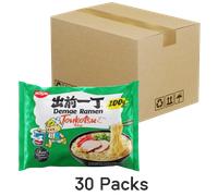 Nissin Instant Demae Ramen Noodle Pork Tonkotsu, 30x100g