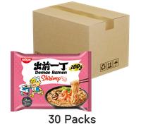 Nissin Instant Demae Ramen Noodle Shrimp, 30x100g