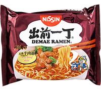 Nissin Instant Noodles Beef Demae Ramen, Japanese Beef Ramen 100g (Box of 30 Bags)