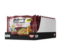 NISSIN Ramen Beef Flavoured Instant Noodles, 100g (Pack of 10)