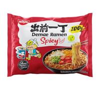 NISSIN Ramen Spicy Flavoured Instant Noodles, 100g (Pack of 10)