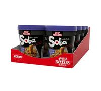 Nissin Soba Big Yakitori Chicken Instant Wok Style Noodles Pot, 113 g (Pack of 6)