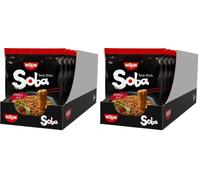 NISSIN Soba Wok Style Chilli Flavoured Instant Noodles, 111 g Packet (Pack of 18)