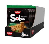 NISSIN Soba Wok Style Teriyaki Flavoured Instant Noodles, 110 g (9-Pack)