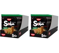 NISSIN Soba Wok Style Teriyaki Flavoured Instant Noodles, 110 g Packet (Pack of 18)