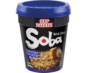 NISSIN Soba Wok Style Yakitori Chicken Instant Noodles, 89 g