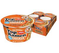Nissin Top Ramen Bowl Ramen Noodle Soup, Chicken, 3.42 Ounce (Pack of 6)