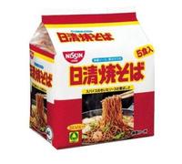 Nissin Yakisoba Japanese Instant Fried Noodles 5 Servings
