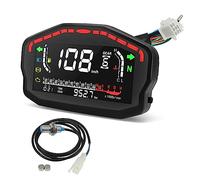 Nisza Motorbike Instrument assembly Motorcycle Panel Universal Tachometer Fuel Gauge Speedometer Odometer Digital