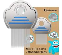 Nit Comb - Head Lice Comb with Magnifier for Kids, All Hair Types
