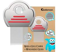Nit Comb - Head Lice Comb with Magnifier for Kids, All Hair Types