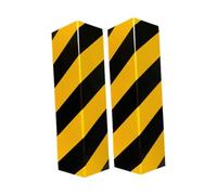 NITAGO 2 Pieces Garage Wall Protector Foam Guard Vehicle Corner Edge Reflective EVA Cushioned Easy Installation Suitable for Parking Garages Warehouses Home, 2 yellow Corner