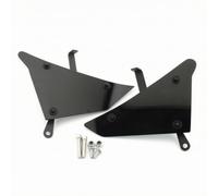 NITAGO Side Fairing Filler Panel Kit Painted Motorcycle Side Fairing with Mounting Hardware Rigid for Long-Distance Riders, Glossy Black