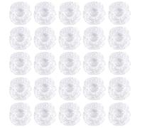 NITAIUN 200 Pcs Clear Ear Protectors Plastic Elastic Waterproof Ear Covers Cap Earmuffs for Hair Dye Shower Bathing Home Use Hotel Spa Hair Salon Treatment (Clear)