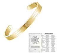 nitaru Life Activating Bracelet with Numbers, One Size, Stainless Steel, no gemstone