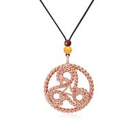 nitaru Tensor Ring Double Heddeka Pendant - Sacred & Lost Cubit Frequencies, Copper, No Gemstone