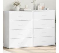 NITCA Sideboards 2 pcs,Storage Cabine,Modern Sideboard Fronts Storage Cabinet Cupboard, Buffet Table,Farmhouse Style, for Living Room,Engineered Wood, Tipo 2 60x31x84 cm