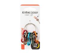 Nite Ize Aluminum Keyring Locker S-Biner - Carabiner Accessories for Keychain Organization - Keyring with 5 Assorted Color S-Biner MicroLock Carabiner