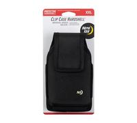 Nite Ize Clip Case Hardshell Universal Rugged Holster - Protective Phone Holder with Belt Clip - Holster for Men's & Women's Belts - Utility Belt Phone Pouch - XX-Large, Black