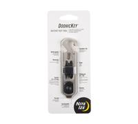 Nite Ize DoohicKey Ratchet Key Tool - Keychain Multitool with Carabiner Clip - Pocket Tool with Ruler Bottle Opener Wrenches Pry Tool Scoring