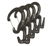NITE IZE Figure 9 Carabiner Rope Tightener, Black, Small