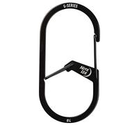 Nite Ize GS4-01-R6 G-Series Dual Chamber Carabiner, Black, 4 (EU)