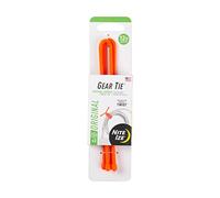 Nite Ize GT12-31-2R3 Original Gear, Reusable Rubber Twist Tie, 12 Inch, 2-Pack, Bright Orange, Made in The USA, 12"-2 Pack