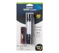 Nite Ize, Inc. RUM1A-01-R7 Nite IZE Radiant Rechargeable, 3-in-1 Flashlight Magnetic Task Red Emergency, Portable Hands-Free Work Car Repairs and Jobs Utility Light, Black