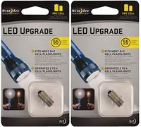 Nite Ize LED Upgrade Kit for C&D Flashlights - 55 Lumen Output - Adjustable Focus - White