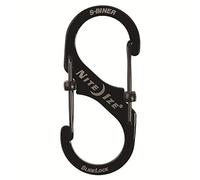 Nite Ize S-Biner Slide Lock Steel 3 Black Carabiner
