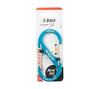 NITE IZE LSBA4-03-R6 S-Biner SlideLock Aluminum Size #4 Blue