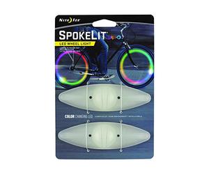 Nite Ize Men's SpokeLit Bike Light, Disc-O, One Size