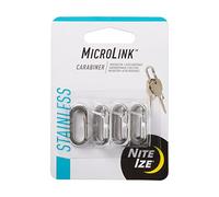 Nite Ize MicroLink Carabiner Stainless Steel - 4 Pack