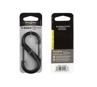 Nite Ize S-Biner 4 Plastic Black Gate SBP4-03-01BG Carabiner