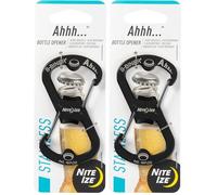 Nite Ize S-Biner Ahhh Black (Pack of 2)