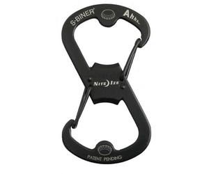 Nite-Ize S-Biner Ahhh Bottle Opener, Black