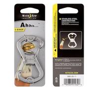 NITE IZE S-BINER AHHH CARABINER & BOTTLE OPENER (STAINLESS)