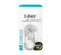 Nite Ize S-Biner Durable Carabiner, Silver (Stainless)