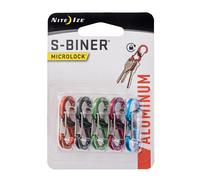 Nite Ize S-Biner MicroLock Aluminium Carabiner - 5 pcs.