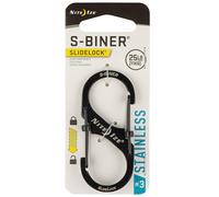 Nite Ize S-Biner Slide Lock Steel 3 Carabiner - Black