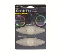 Nite IZE Spokelit LED Bicycle Spoke Light, Visibility + Safety Bike Light, Single Pack, Disc-O Color Changing LED