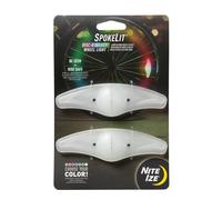 Nite IZE Spokelit LED Bicycle Spoke Light, Visibility + Safety Bike Light, Single Pack, Disc-O Color Changing LED