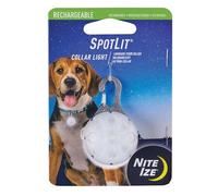 Nite IZE SpotLit® Rechargeable Collar Light - White